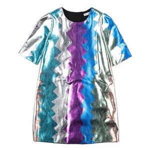 NWT Dolce & Gabbana Colorful Zigzag GIRLS DRESS size 9/10 Italy $890